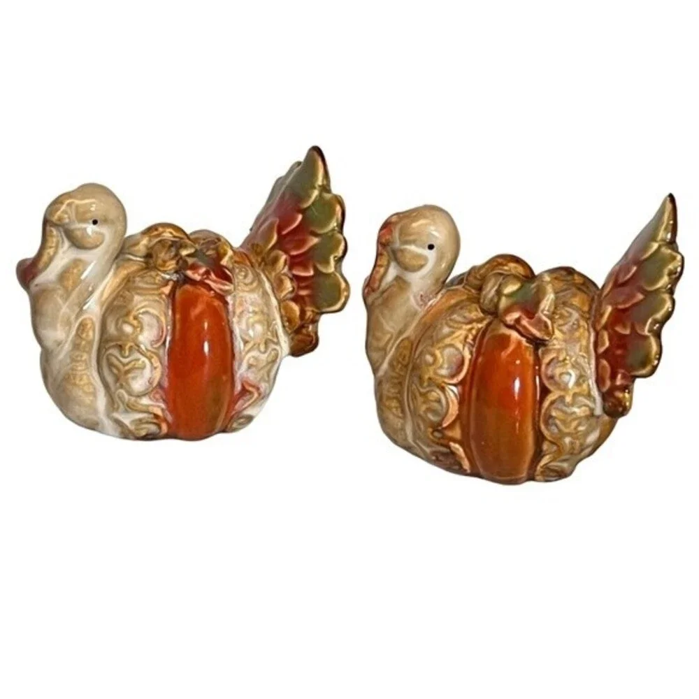 Turkey Salt & Pepper‎ Shakers Thanksgiving Christmas